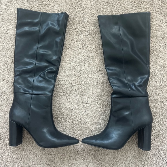 Call It Spring Leather Boots - Picture 1 of 4